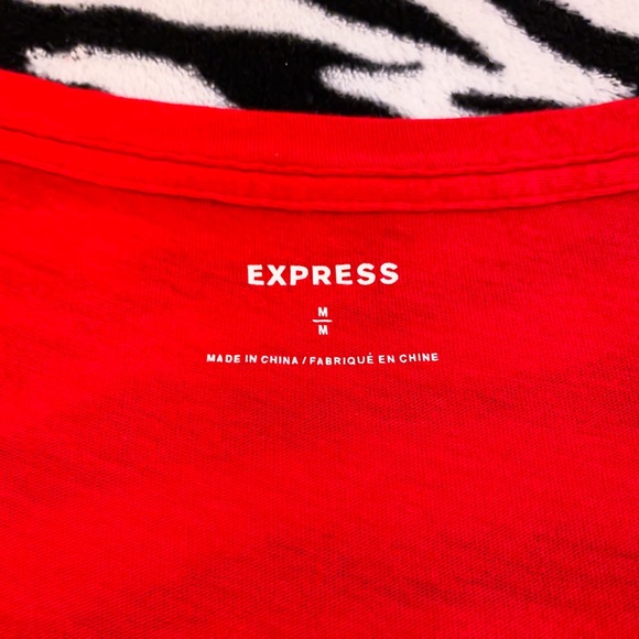 RARE & HTF Gorgeous RED TEE WITH BLING!! - Picture 4 of 5